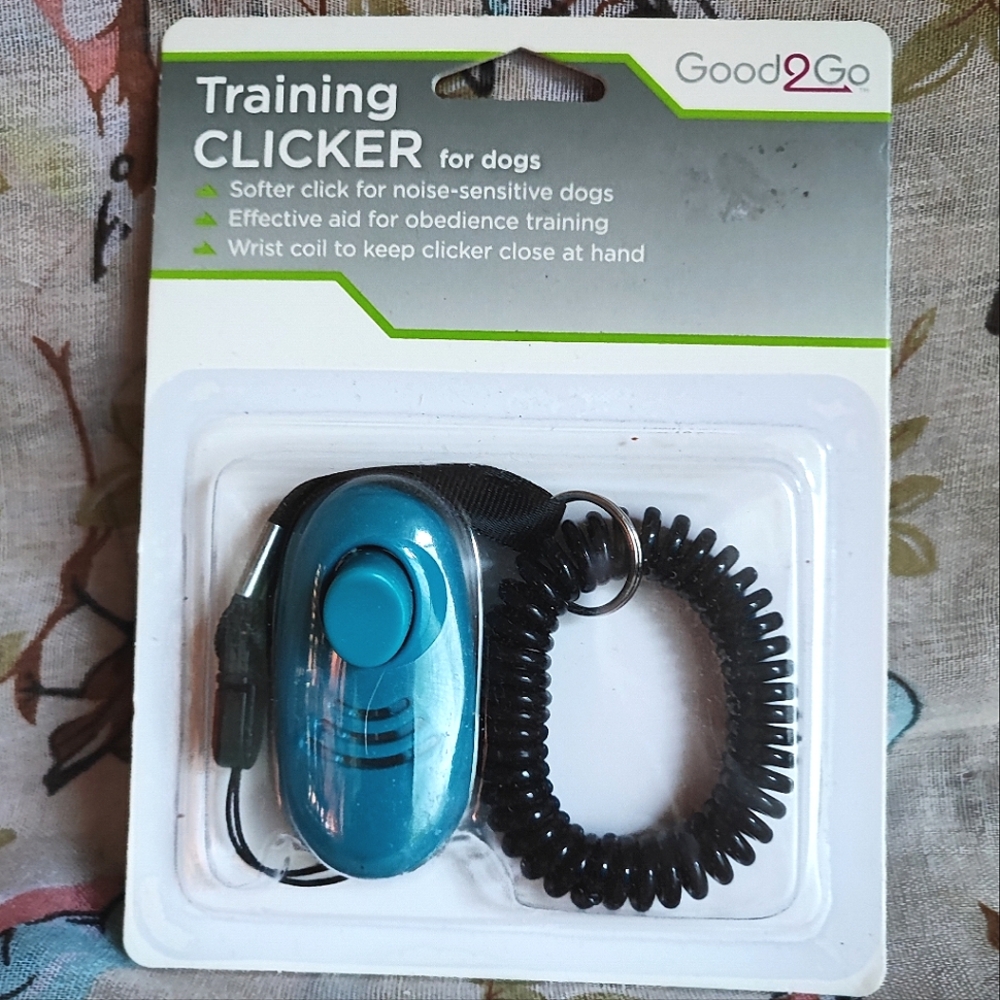 Obedience Class Training Wrist Clicker Good2Go for Noise Sensitive Dog Ears NIP